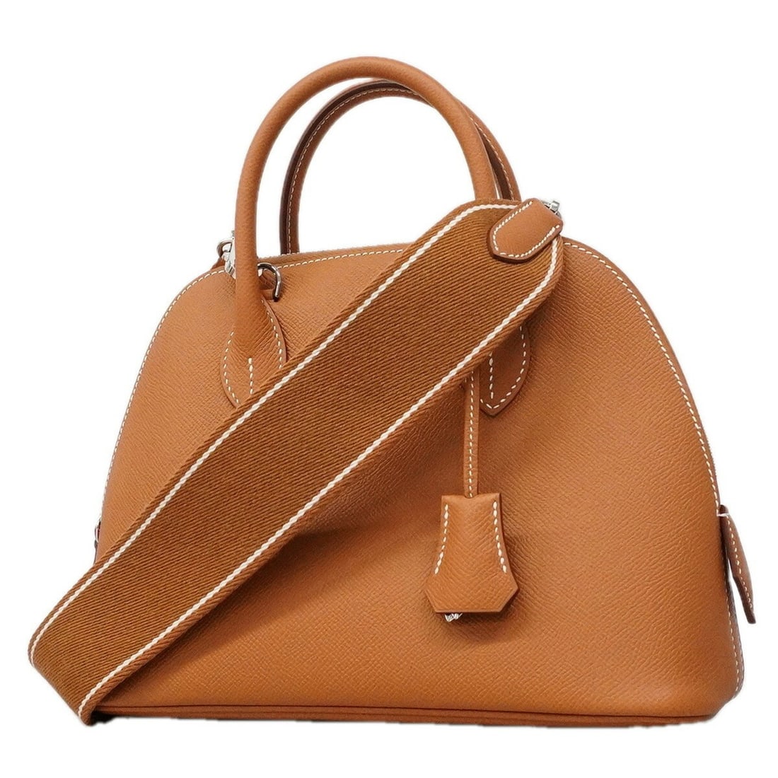 Hermes Bolide 1923 25 Handbag, Veau Epsom Leather, Gold, G Stamp, 2-way Bag for Women: --- Catalog ---Category: SizeSize (HxWxD): 19.5cm x 26cm x 9cm / 7.67'' x 10.23'' x 3.54''Category: DesignType: HandbagColor: GoldGender: WomenMaterial: Leather Hardware Color: SilverLeather/Fur Type: