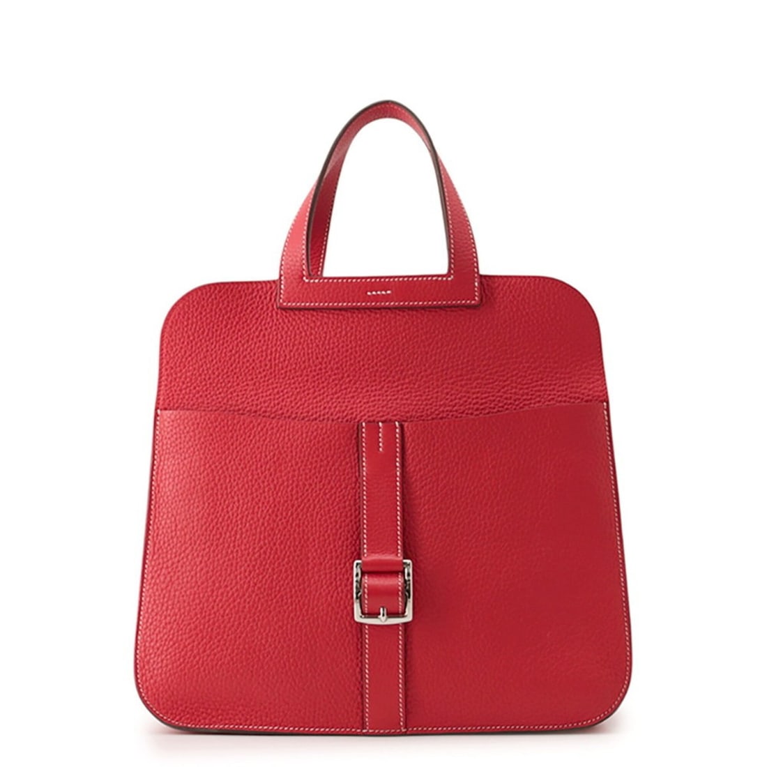 Hermes Handbag Arzan 31 Rouge Casaque Taurillon Clemence D Stamp 2-way Shoulder Bag HERMES (1 of 16)