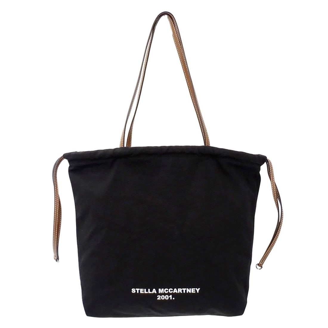 Stella McCartney handbag, women's brand tote bag, canvas, black.: --- Catalog ---Category: SizeSize (HxWxD): 35cm x 45cm x 14cm / 13.77'' x 17.71'' x 5.51''Category: DesignType: Handbag, Tote bagColor: BlackGender: WomenMaterial: Canvas Category: GeneralBrand: Stell