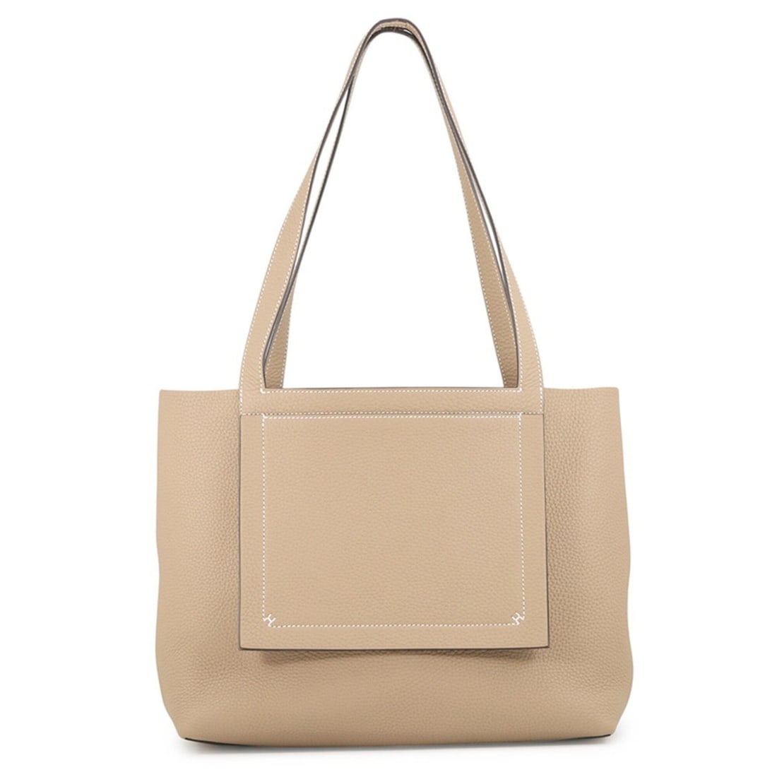 Hermes Cabasellier 31 Tote Bag, Beige Malfa, Taurillon Clemence Leather, W Stamp, HERMES Handbag,: --- Catalog ---Category: SizeSize (HxWxD): 24.5cm x 30cm x 10cm / 9.64'' x 11.81'' x 3.93''Category: DesignType: Tote bagColor: BeigeGender: WomenMaterial: Taurillon clemence leather Category: General