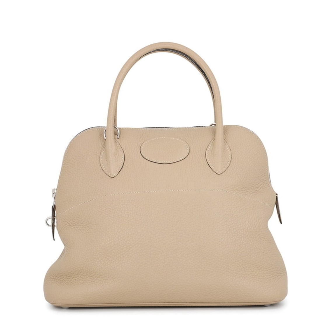 Hermes Bolide 31 Verso Trench Handbag, Etoupe Taurillon Clemence Leather, Z Stamp, 2-way Shoulder: --- Catalog ---Category: SizeSize (HxWxD): 24cm x 31cm x 12cm / 9.44'' x 12.2'' x 4.72''Category: DesignType: HandbagColor: Beige, Etoupe grayGender: WomenMaterial: Taurillon clemence leather Category