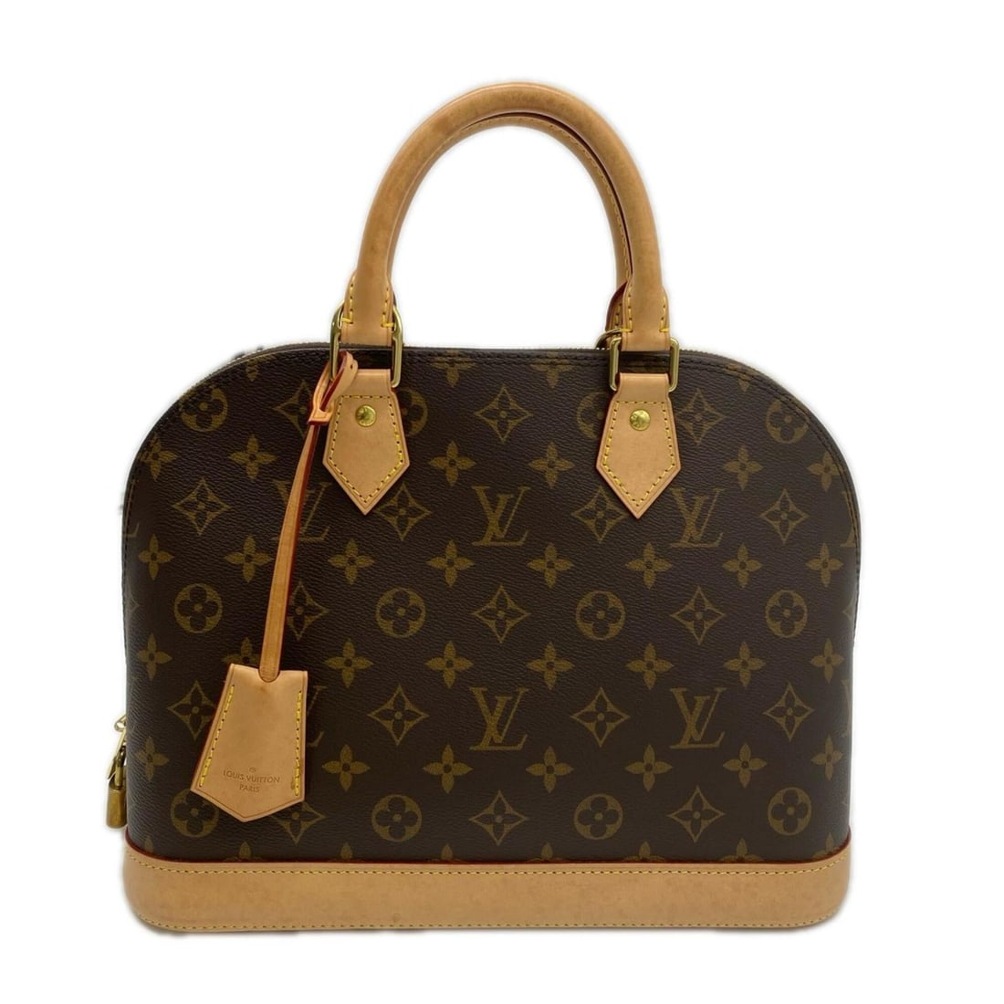 LOUIS VUITTON Monogram Alma PM M53151 Handbag Brown Beige PVC Leather Women's: --- Catalog ---Category: SizeSize (HxWxD): 23cm x 30cm x 14.5cm / 9.05'' x 11.81'' x 5.7''Category: DesignType: HandbagColor: Beige, BrownGender: WomenMaterial: Coated canvas , Leather Category: Gener