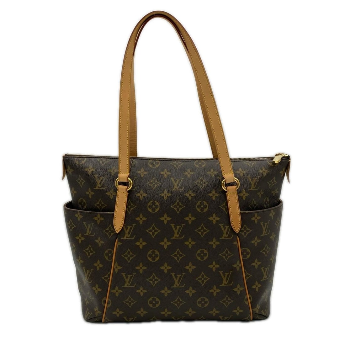 LOUIS VUITTON Monogram Totally MM M56689 Handbag Brown Beige PVC Leather Women's: --- Catalog ---Category: SizeSize (HxWxD): 29cm x 32cm x 16cm / 11.41'' x 12.59'' x 6.29''Category: DesignType: HandbagColor: Beige, BrownGender: WomenMaterial: Coated canvas , Leather Category: Gener