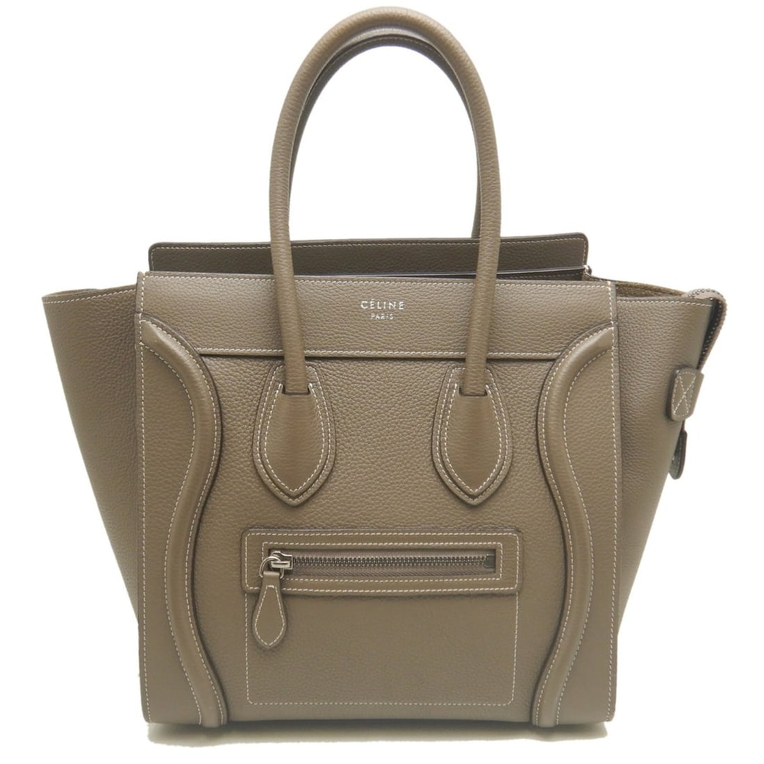 CELINE Luggage Micro Shopper 167793DRU 09SO Handbag, Calfskin, Women's, 254252 (1 of 20)