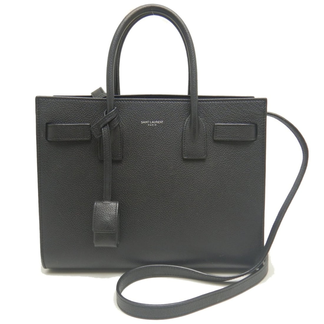 YVES SAINT LAURENT Sac de Jour Baby 421863 Handbag, Calfskin, Black, Women's 254275 (1 of 20)