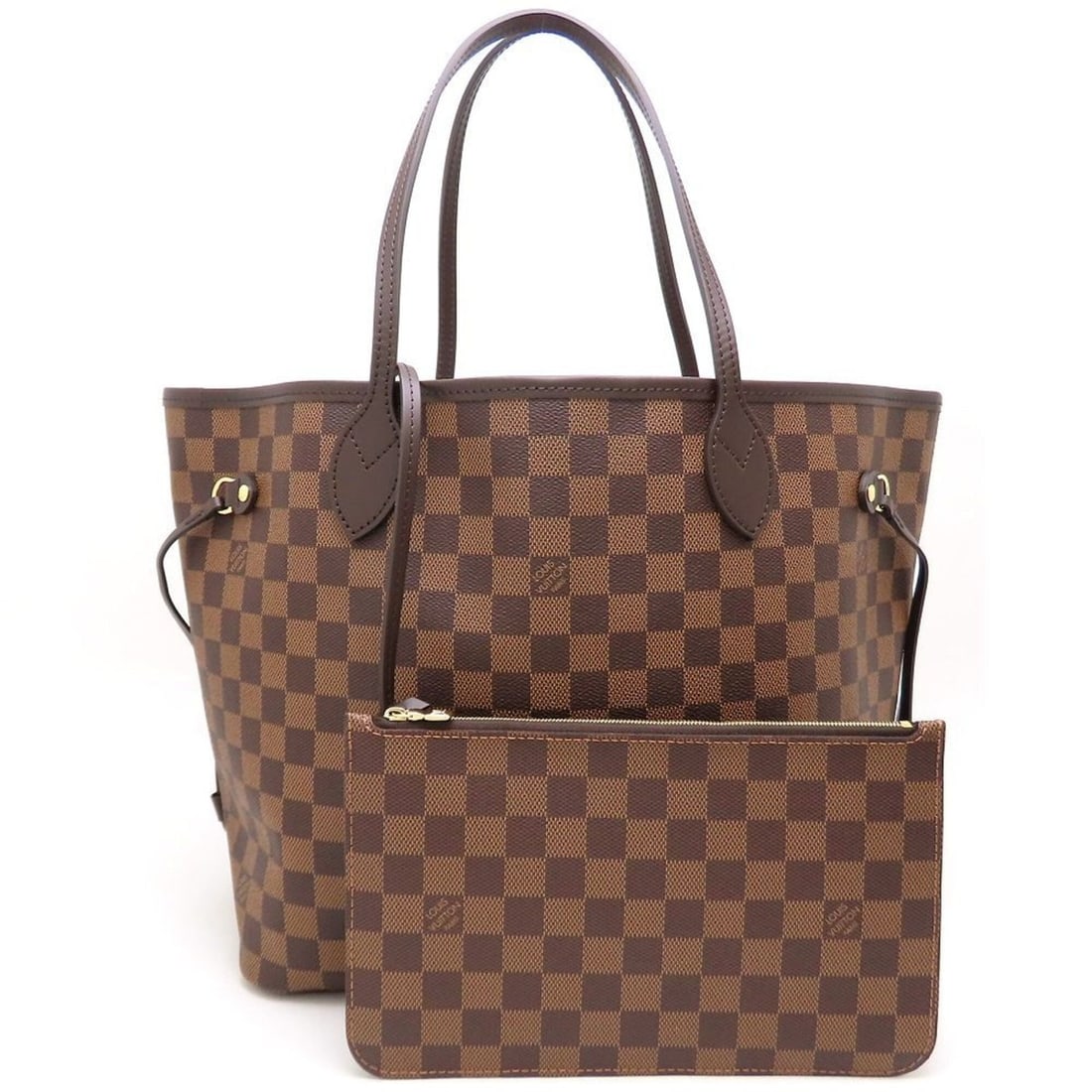 LOUIS VUITTON Damier Neverfull MM N40599 Tote Bag, Ebene, Women's 353532: --- Catalog ---Category: SizeSize (HxWxD): 28cm x 47cm x 14cm / 11.02'' x 18.5'' x 5.51''Category: DesignType: Pouch, Tote bagColor: EbeneGender: WomenMaterial: Damier Canvas Category: GeneralBrand: L