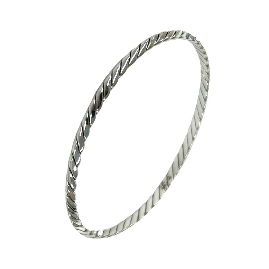 TIFFANY&Co. Tiffany Vintage Twist Bangle, Sterling Silver 925 Bracelet, Accessory, Silver, Item No.: --- Catalog ---Category: SizeLength: 20cm / 7.87''Category: DesignType: BangleColor: SilverGender: WomenMaterial: Silver 925Category: GeneralBrand: Tiffany--- Item List ---Section: ConditionRanking: R