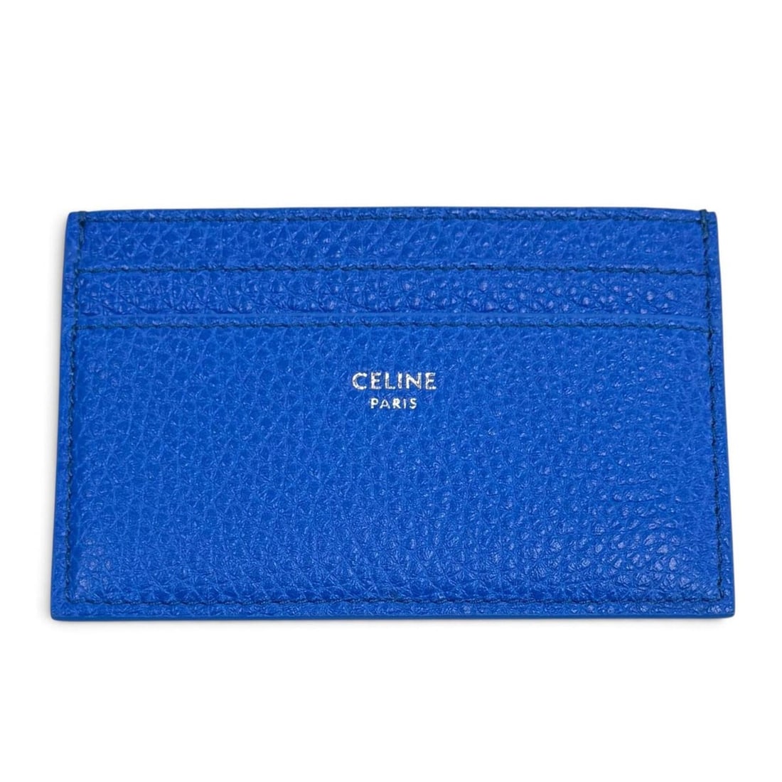 CELINE 10N763GTH Logo Leather Card Holder/Business Case, Blue, Made in Italy, Women's: --- Catalog ---Category: DesignType: Card caseColor: BlueGender: WomenMaterial: Leather Category: GeneralMPN: 10N763GTHBrand: CelineCountry of Origin: ItalyCategory: Physical PropertiesSize (HxWxD): 7