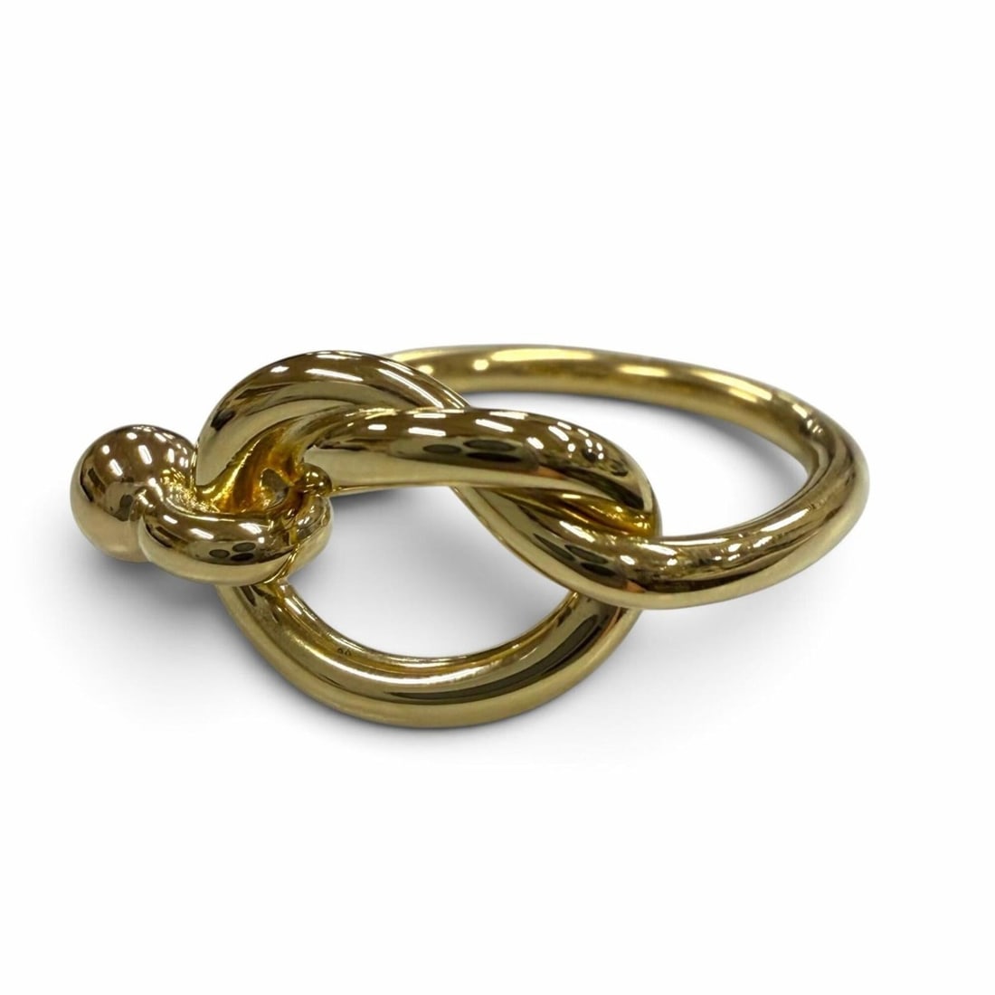 TIFFANY&Co. Tiffany Love Knot 750 (YG) Ring, Yellow Gold, Weight 4.2g, Women's, Comes with Storage: --- Catalog ---Category: SizeJP Size: 10US Size: 5.5Category: DesignType: Band ringColor: Yellow goldGender: WomenMaterial: Yellow gold (18K)Category: GeneralBrand: Tiffany--- Item List ---Section: Co