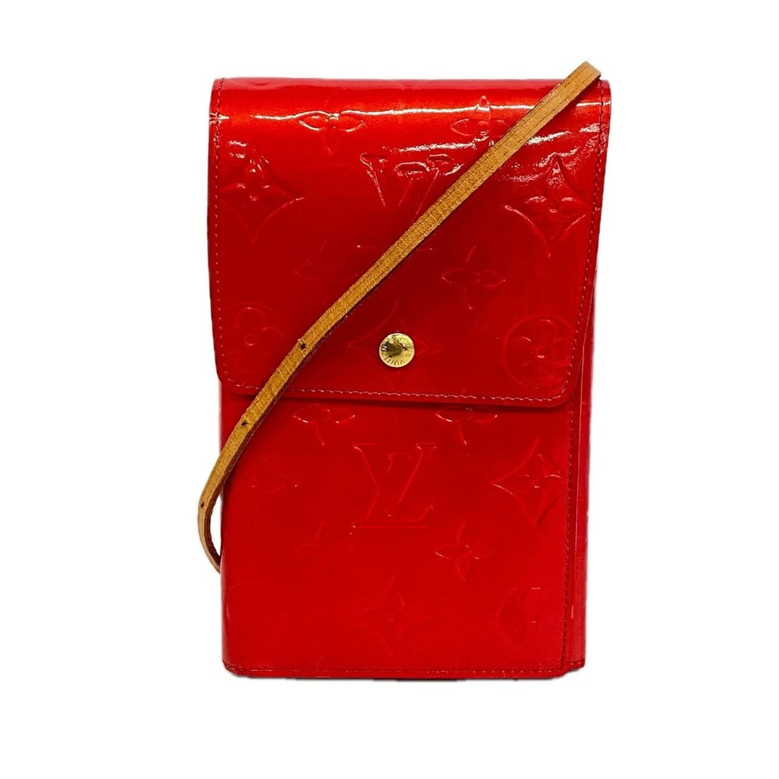 Louis Vuitton Vernis Walker Shoulder Bag M91153 Rouge (Ladies): --- Catalog ---Category: SizeSize (HxWxD): 17cm x 11cm x 1.5cm / 6.69'' x 4.33'' x 0.59''Category: DesignType: Shoulder bagColor: RougeGender: WomenCategory: GeneralMPN: M91153Brand: Louis Vuitton--- 