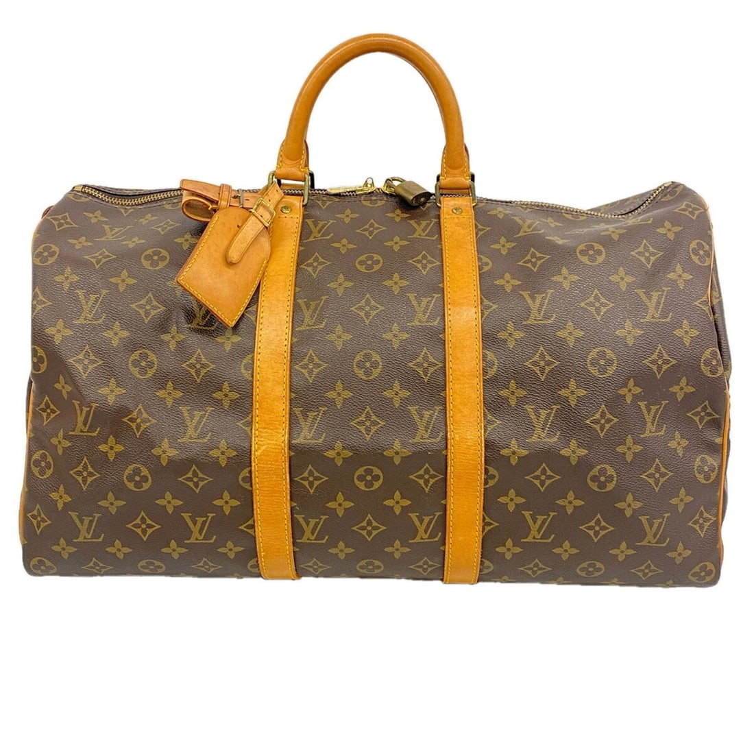Louis Vuitton Bags - Boston Monogram Keepall 50 M41426 Brown Men's & Women's: --- Catalog ---Category: SizeSize (HxWxD): 29cm x 50cm x 22cm / 11.41'' x 19.68'' x 8.66''Category: DesignType: Boston bagColor: BrownGender: Men,WomenCategory: GeneralMPN: M41426Brand: Louis Vuitton-
