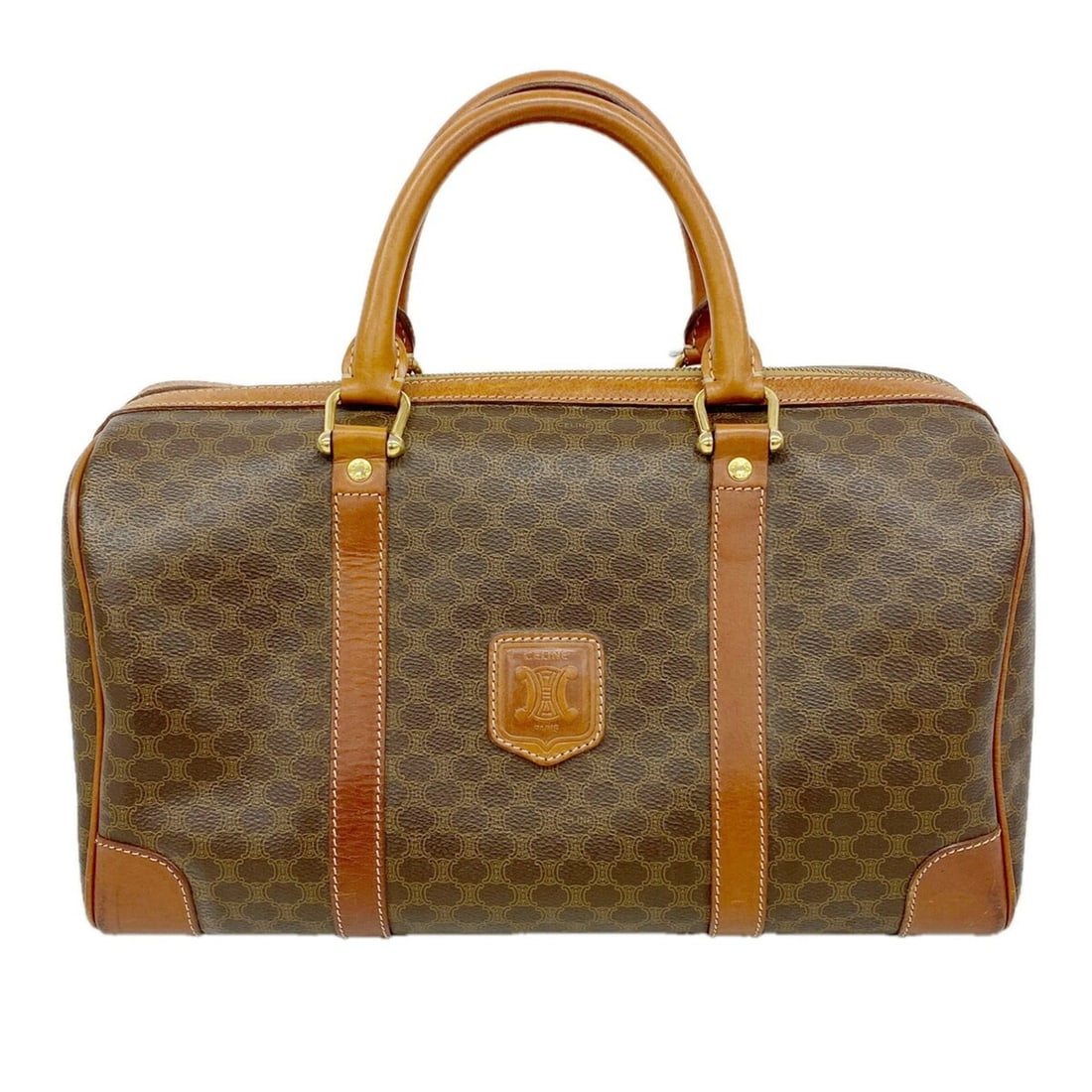 Celine Macadam Brown Handbag for Women: --- Catalog ---Category: SizeSize (HxWxD): 20cm x 35cm x 18cm / 7.87'' x 13.77'' x 7.08''Category: DesignType: HandbagColor: BrownGender: WomenMaterial: PVC Hardware Color: GoldCategory: GeneralBrand: