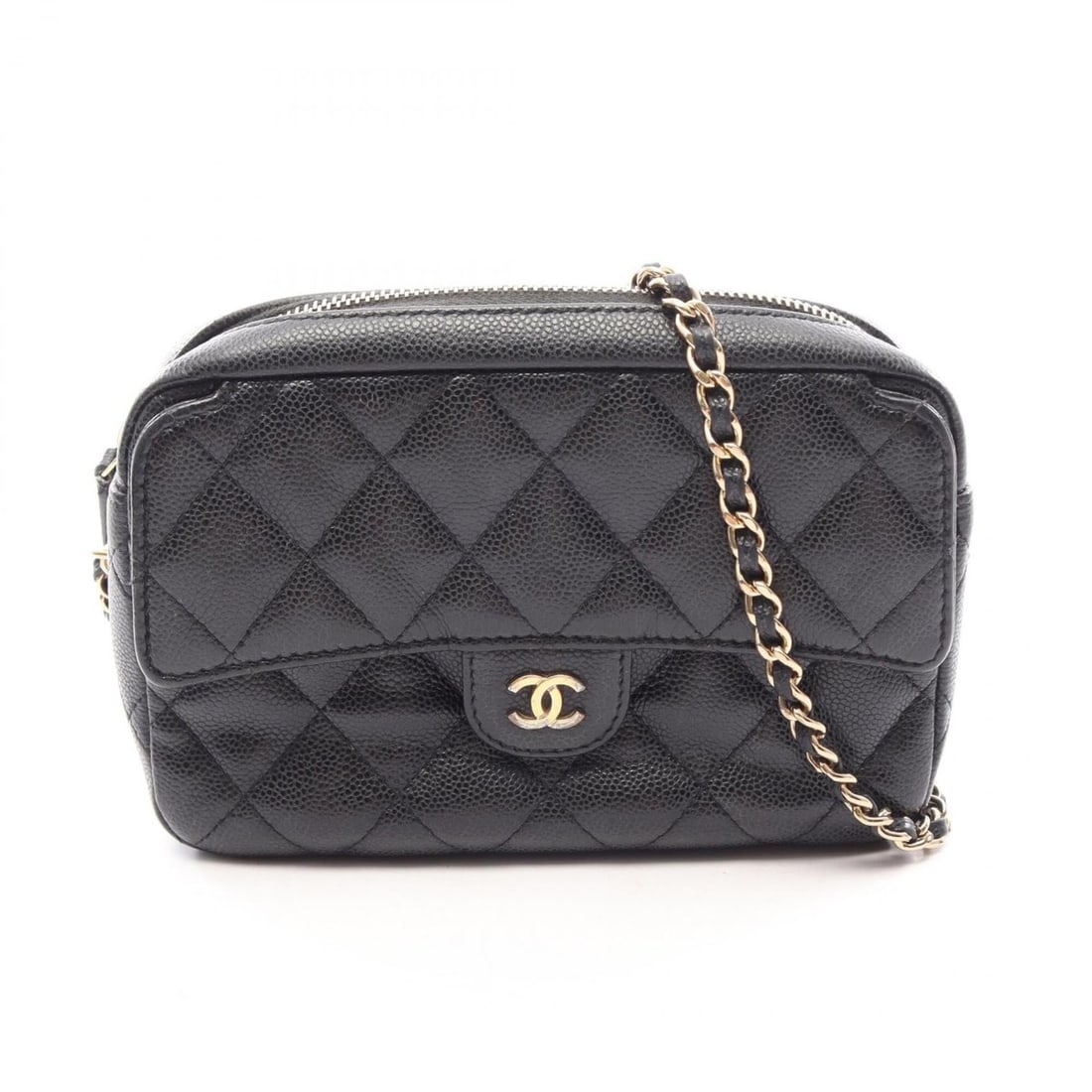 Chanel Matelassé Classic Shoulder Bag/Handbag, Caviar Leather (Grained Calfskin), Women's, Black,: --- Catalog ---Category: SizeSize (HxWxD): 11cm x 16.5cm x 4.5cm / 4.33'' x 6.49'' x 1.77''Category: DesignType: Handbag, Shoulder bagColor: BlackGender: WomenMaterial: Grained Calfskin Hardware Color
