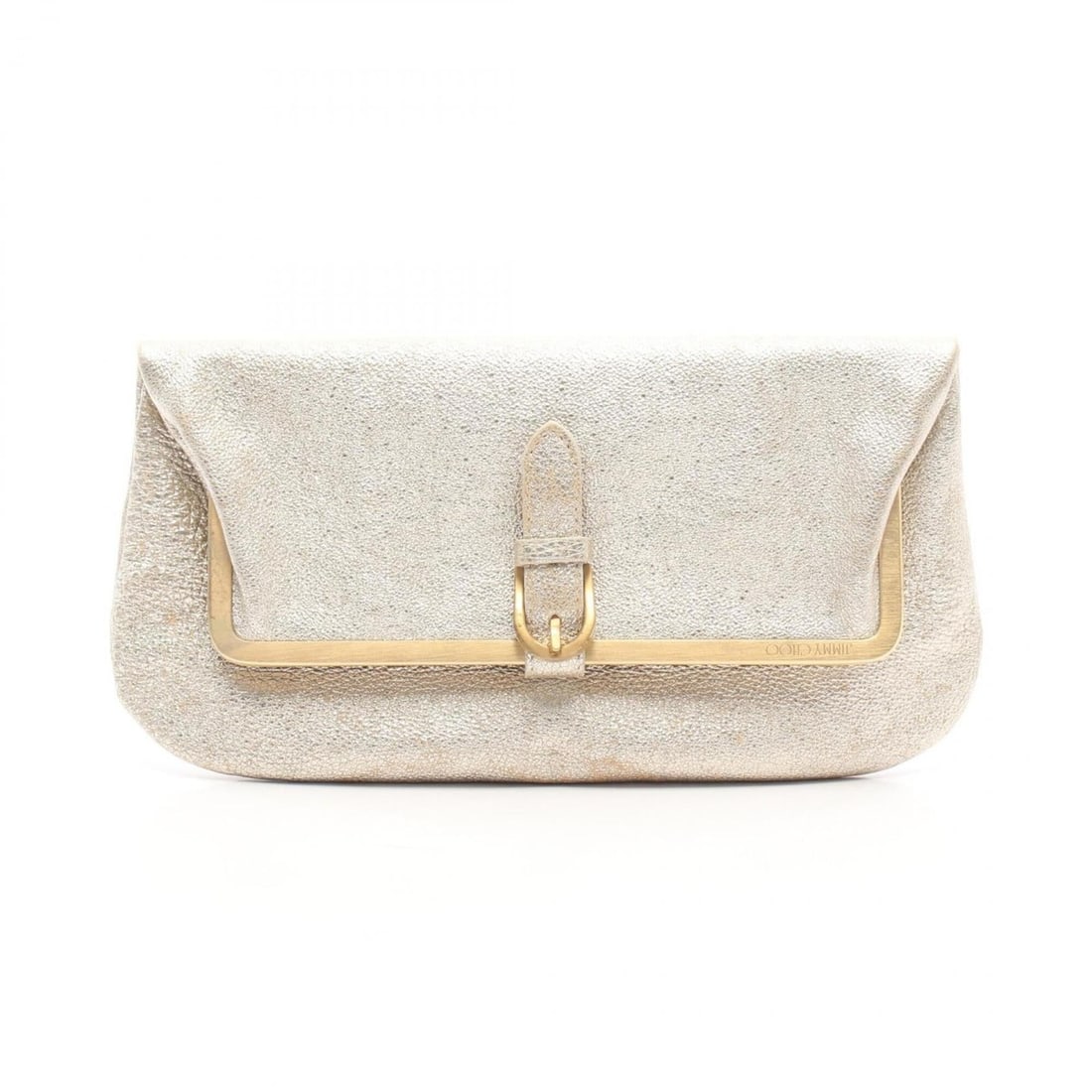 Jimmy Choo clutch bag/handbag, leather, women's, gold tone.: --- Catalog ---Category: SizeSize (HxWxD): 11.5cm x 23cm x 1cm / 4.52'' x 9.05'' x 0.39''Category: DesignType: Clutch bag, HandbagColor: GoldGender: WomenMaterial: Leather Category: GeneralBrand: Jimm