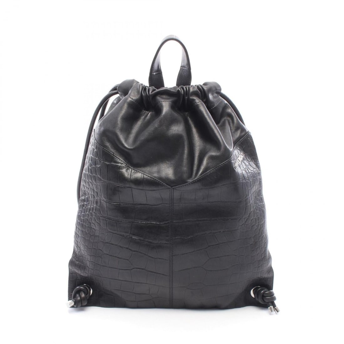 Jimmy Choo Marlon Backpack/Handbag, Leather, Women's, Black: --- Catalog ---Category: SizeSize (HxWxD): 43cm x 37cm x 1cm / 16.92'' x 14.56'' x 0.39''Category: DesignType: Backpack, HandbagColor: BlackGender: WomenMaterial: Leather Category: GeneralBrand: Jimmy