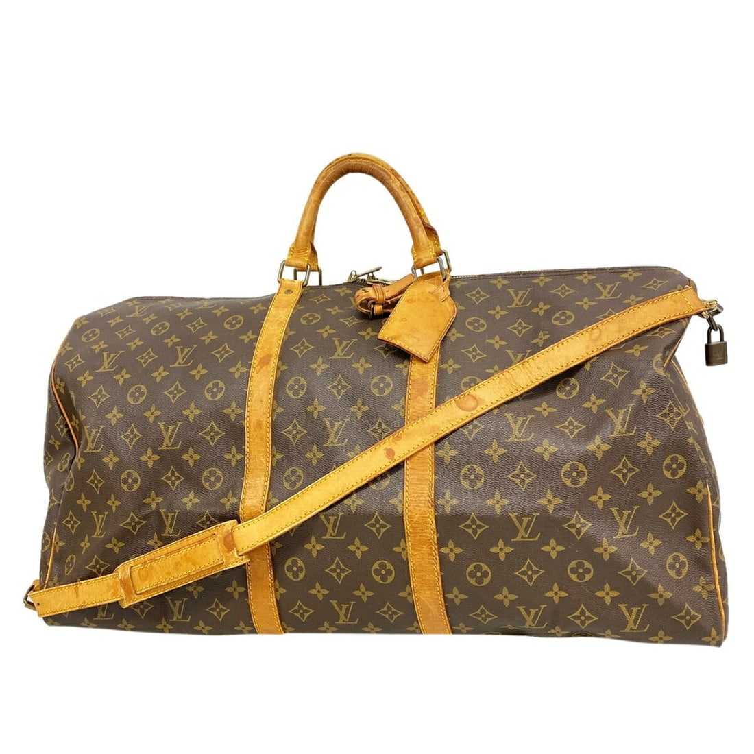 Louis Vuitton Bags - Boston Monogram Keepall Bandoulière 60 M41412 Brown Men's & Women's: --- Catalog ---Category: SizeSize (HxWxD): 33cm x 60cm x 26.5cm / 12.99'' x 23.62'' x 10.43''Category: DesignType: Boston bagColor: BrownGender: Men,WomenCategory: GeneralMPN: M41412Brand: Louis Vuitt