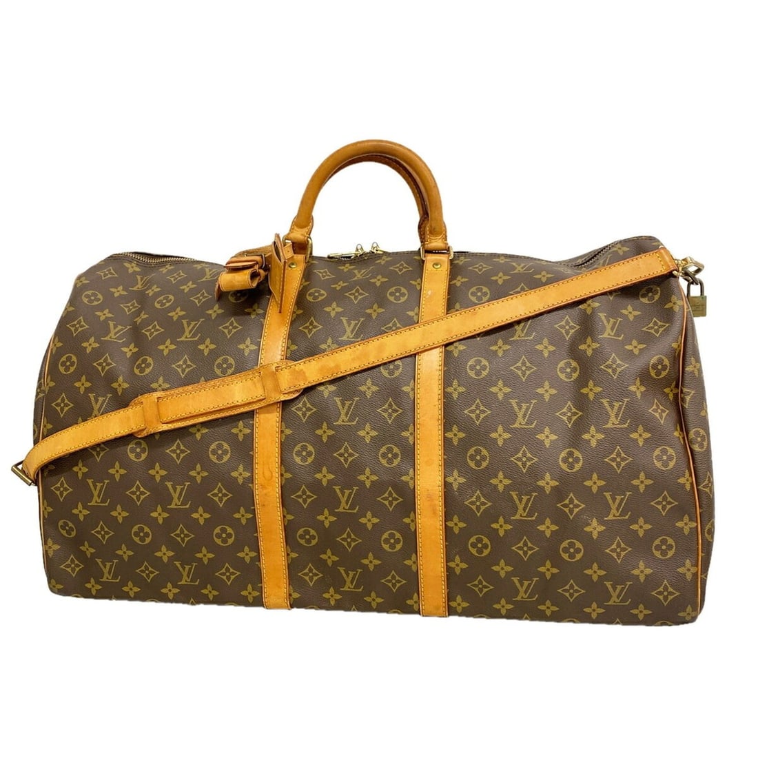 Louis Vuitton Bags - Boston Monogram Keepall Bandoulière 60 M41412 Brown Men's & Women's: --- Catalog ---Category: SizeSize (HxWxD): 34cm x 60cm x 25cm / 13.38'' x 23.62'' x 9.84''Category: DesignType: Boston bagColor: BrownGender: Men,WomenCategory: GeneralMPN: M41412Brand: Louis Vuitton-