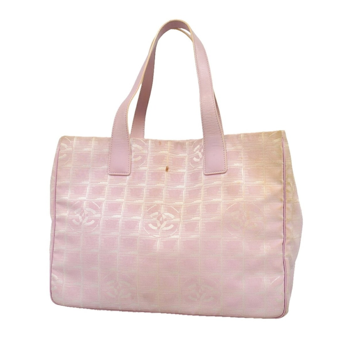 Chanel New Travel Nylon Tote Bag, Pink Champagne, Women's: --- Catalog ---Category: SizeSize (HxWxD): 26.5cm x 34.5cm x 15cm / 10.43'' x 13.58'' x 5.9''Category: DesignType: Tote bagColor: PinkGender: WomenMaterial: Nylon Hardware Color: Champagne goldCategor