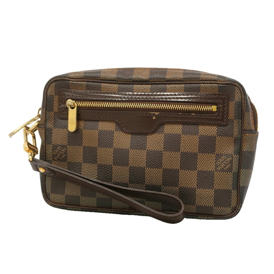 Louis Vuitton Damier Pochette Bi-Macao Clutch Bag N61739 Ebene Men's: --- Catalog ---Category: SizeSize (HxWxD): 13cm x 19.5cm x 5cm / 5.11'' x 7.67'' x 1.96''Category: DesignType: Clutch bagColor: EbeneGender: MenCategory: GeneralMPN: N61739Brand: Louis Vuitton--- Item