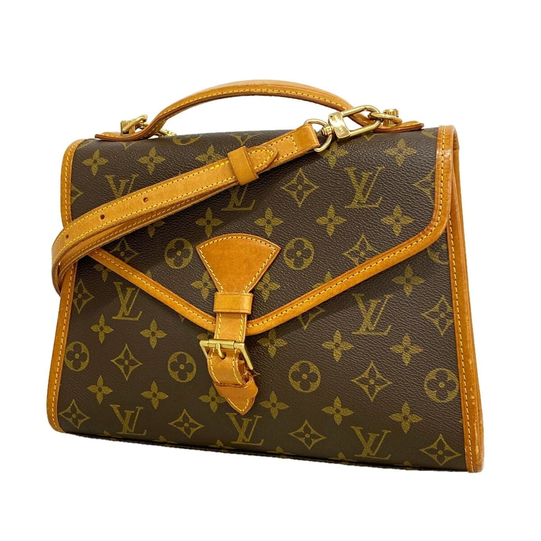 Louis Vuitton Monogram Bel Air Handbag M51122 Brown 2-way bag for women: --- Catalog ---Category: SizeSize (HxWxD): 23cm x 29cm x 9cm / 9.05'' x 11.41'' x 3.54''Category: DesignType: HandbagColor: BrownGender: WomenCategory: GeneralMPN: M51122Brand: Louis Vuitton--- Item L