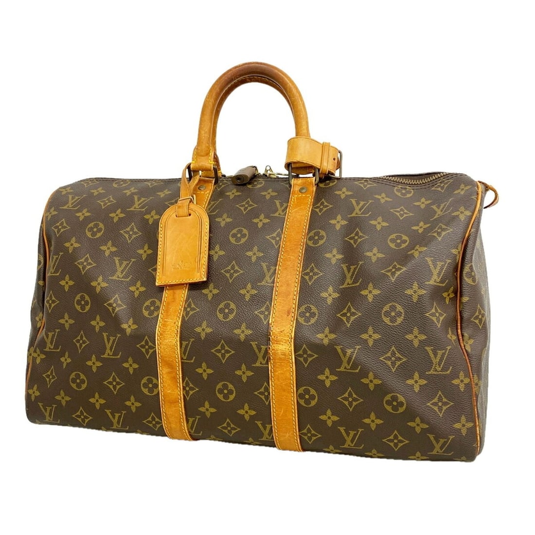 Louis Vuitton Bags - Boston Monogram Keepall 45 M41428 Brown Men's & Women's: --- Catalog ---Category: SizeSize (HxWxD): 27cm x 45cm x 20cm / 10.62'' x 17.71'' x 7.87''Category: DesignType: Boston bagColor: BrownGender: Men,WomenCategory: GeneralMPN: M41428Brand: Louis Vuitton-