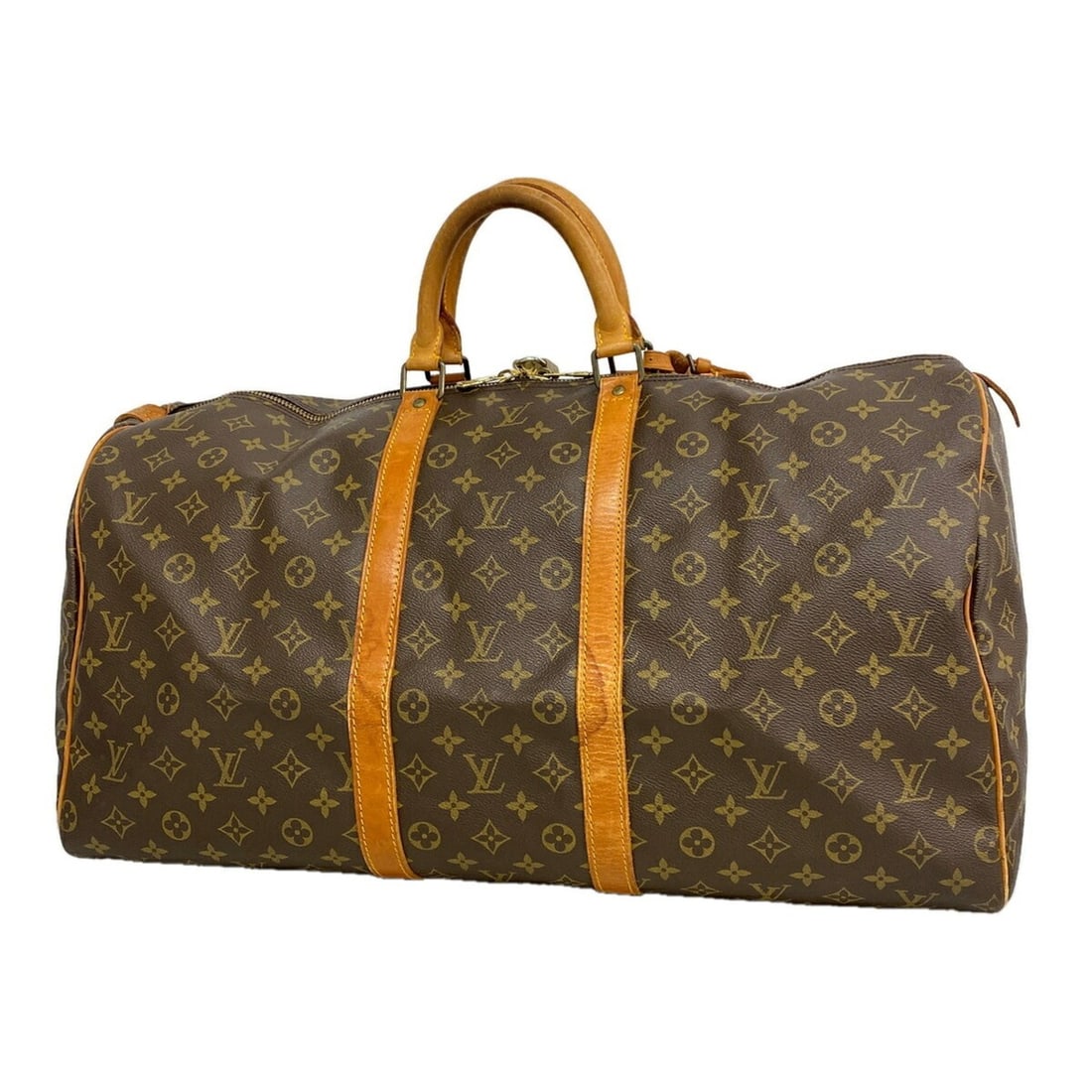 Louis Vuitton Bags - Boston Monogram Keepall 55 M41424 Brown Men's & Women's: --- Catalog ---Category: SizeSize (HxWxD): 30cm x 57cm x 25cm / 11.81'' x 22.44'' x 9.84''Category: DesignType: Boston bagColor: BrownGender: Men,WomenCategory: GeneralMPN: M41424Brand: Louis Vuitton-