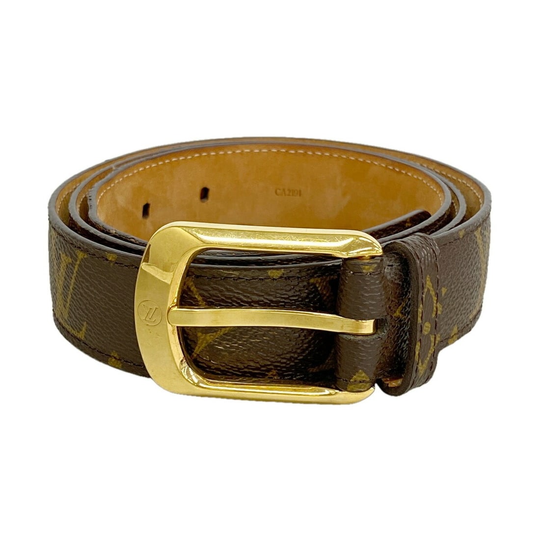 Louis Vuitton Monogram Belt, Ceinture Ellipse M6919, Brown, Men's/Women's: --- Catalog ---Category: SizeLength: 92cm - 102cm / 36.22'' - 40.15''Category: DesignType: Standard beltColor: BrownGender: Men,WomenCategory: GeneralMPN: M6919Brand: Louis Vuitton--- Item List ---Sec