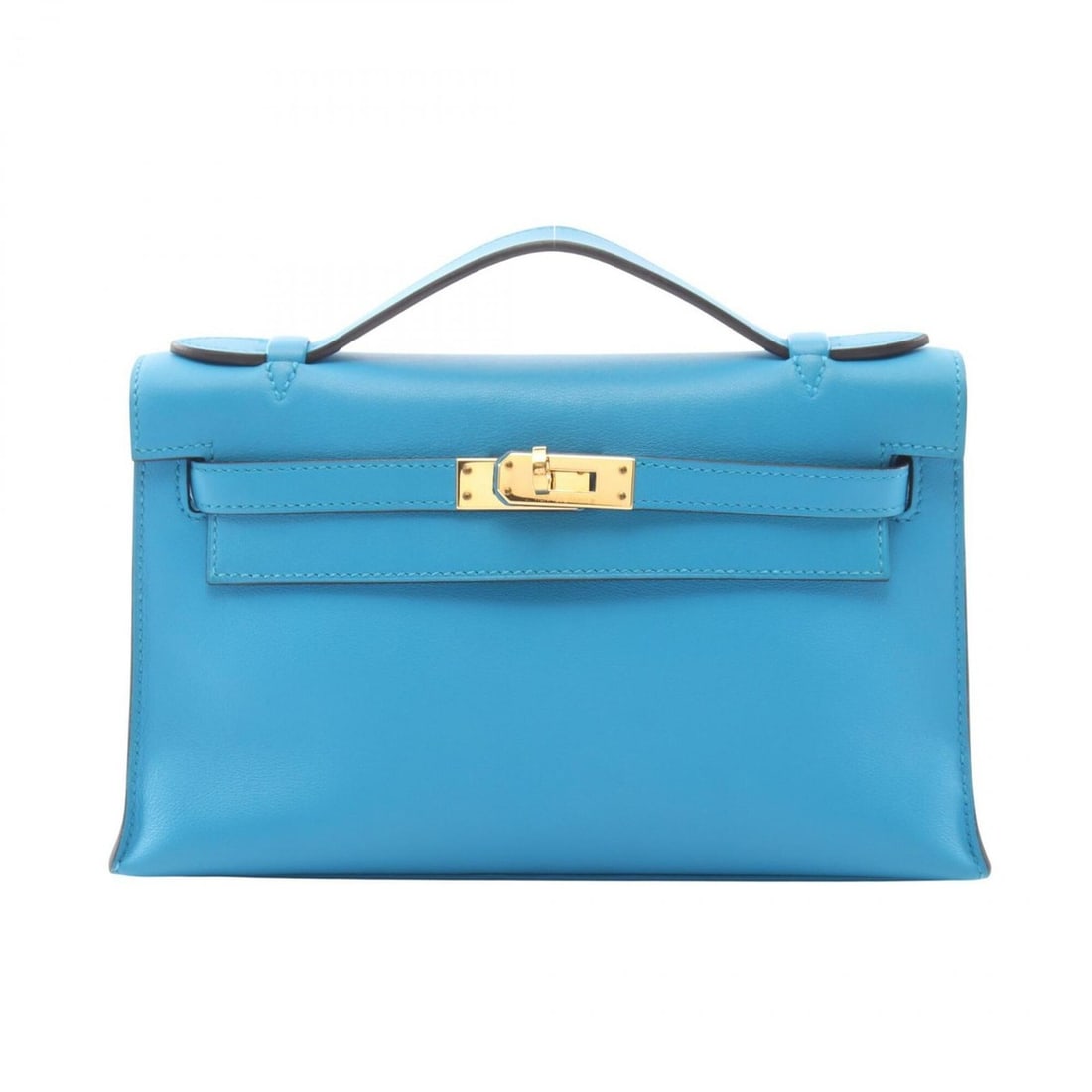 Hermes Pochette Kelly Mini Handbag, Leather, Veau Swift, Women's, Blue: --- Catalog ---Category: SizeSize (HxWxD): 12cm x 21.5cm x 7cm / 4.72'' x 8.46'' x 2.75''Category: DesignType: Handbag, PochetteColor: BlueGender: WomenMaterial: Swift leather Category: GeneralBrand: 