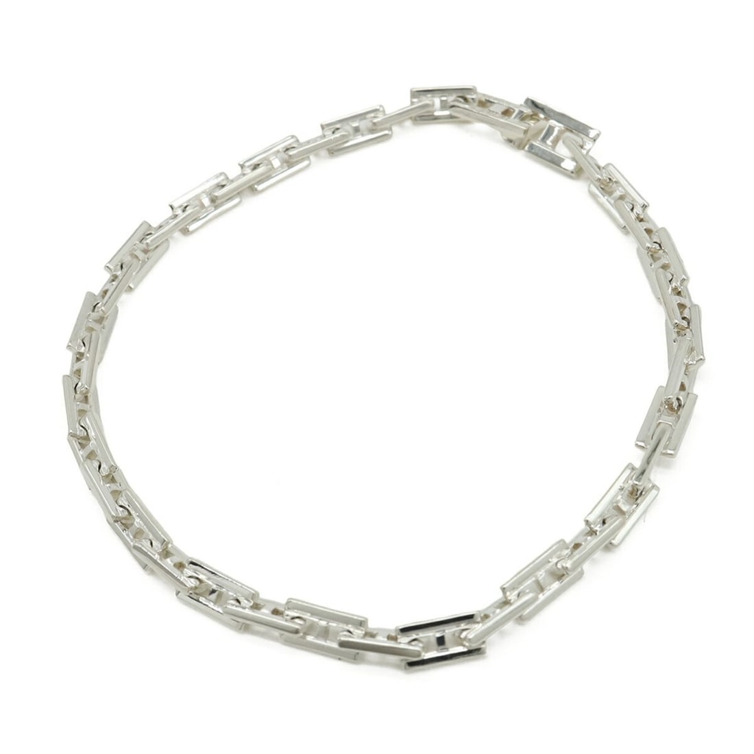HERMES Hercules Bracelet Ag925 SV925 Silver: --- Catalog ---Category: SizeLength: 19cm / 7.48''Category: DesignType: Charm braceletColor: SilverGender: Men,WomenMaterial: Silver 925Category: GeneralBrand: Hermes--- Item List ---Section: Conditio