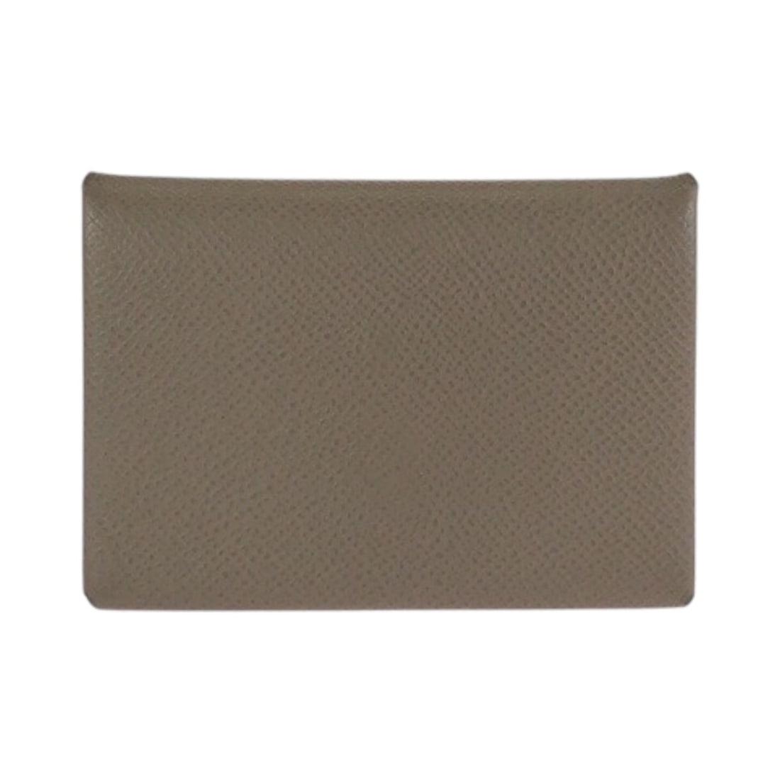 HERMES Calvi Duo Etoupe Greige Silver Hardware Chevre Leather Business Card Holder/Card: --- Catalog ---Category: DesignType: Business card caseColor: Etoupe gray, GrayishGender: WomenMaterial: Chevre leather Category: GeneralBrand: HermesCountry of Origin: FranceCategory: Physical Proper