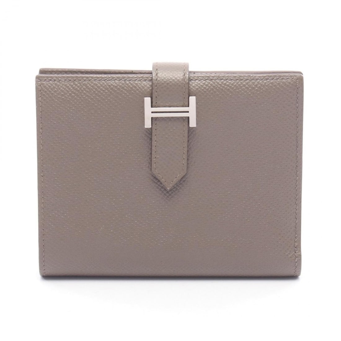 Hermes Bearn Compact Bi-fold Wallet, Leather, Calfskin (Cowhide), Veau Epsom, Beige. (1 of 10)