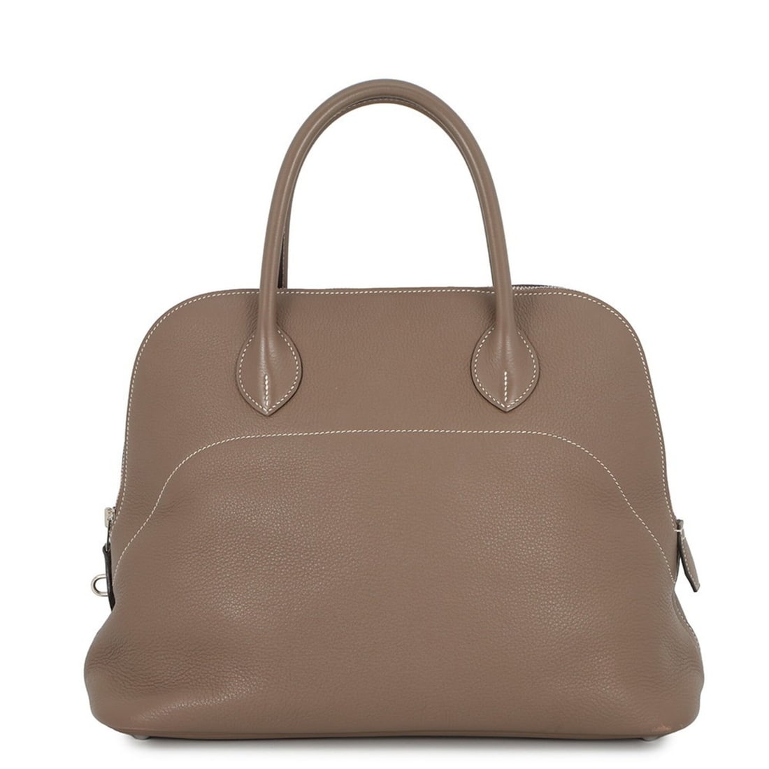 Hermes Bolide Relax 35 Handbag, Etoupe, Taurillon Novillo Leather, T Stamp. (Hermes handbag, Hermes,: --- Catalog ---Category: SizeSize (HxWxD): 27cm x 35cm x 14cm / 10.62'' x 13.77'' x 5.51''Category: DesignType: HandbagColor: Etoupe grayGender: WomenCategory: GeneralBrand: HermesCountry of Origin: F