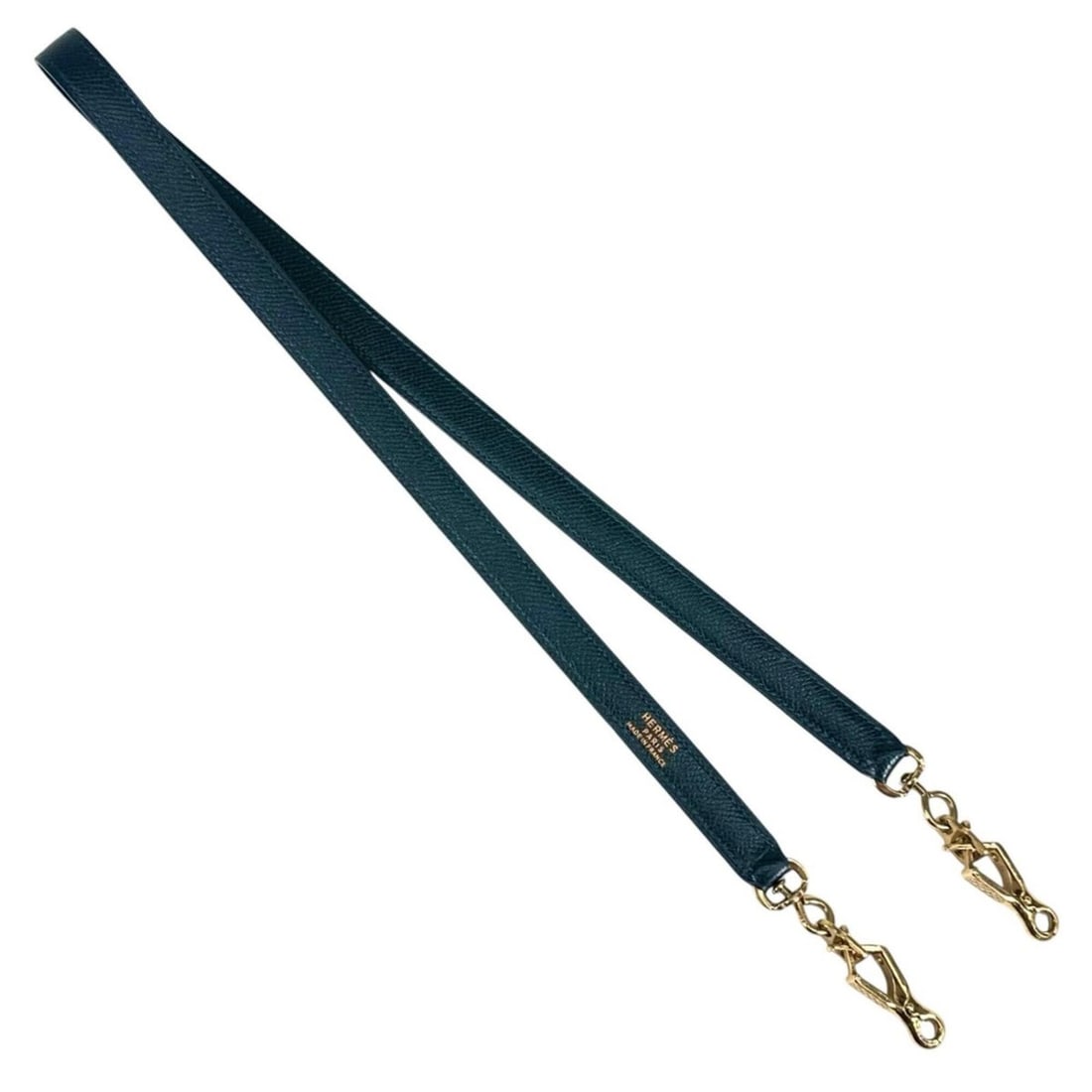HERMES Kelly Shoulder Strap, Courchevel Leather, Blue Indigo/Navy, Women's: --- Catalog ---Category: SizeSize (HxWxD): 90cm x 1.5cm / 35.43'' x 0.59''Category: DesignType: StrapColor: Blue indigo, NavyGender: WomenMaterial: Courchevel leatherCategory: GeneralBrand: HermesCoun