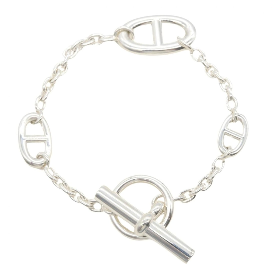 Hermes Farandole Bracelet, Sterling Silver 925, Women's, Tone, 490894: --- Catalog ---Category: SizeLength: 16.5cm / 6.49''Category: DesignType: Charm braceletColor: SilverGender: WomenMaterial: Silver 925Category: GeneralMPN: 490894Brand: Hermes--- Item List ---Section: