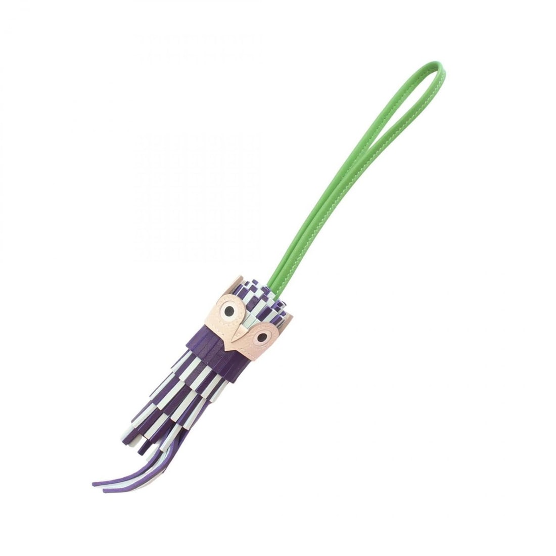 Hermes Chouette Vert Yucca Cle Charm Accessory, Agneau Milo Veau Epsom Leather, Women's,: --- Catalog ---Category: DesignType: Handbag charmColor: Green, Multi-color, PurpleGender: Women,MenMaterial: Agneau Milo, Epsom leatherCategory: GeneralBrand: Hermes--- Item List ---Section: Conditio