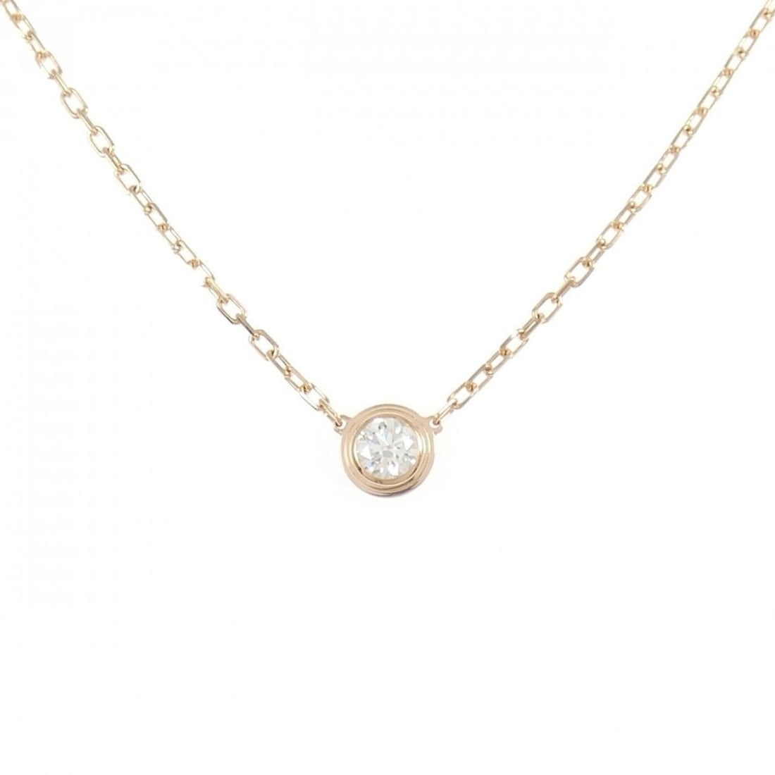 Cartier Damour Large Necklace: --- Catalog ---Category: SizePendant Size: 5.3mm / 0.2''Neck Circumference: 37 cm - 41 cm / 14.56'' - 16.14''Category: DesignGender: WomenMaterial: Pink gold (18K)Necklace Type: NecklaceCategory: