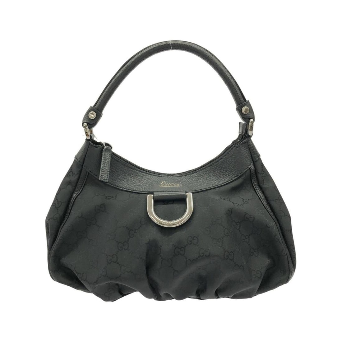 Gucci 265692 Shoulder Bag: --- Catalog ---Category: SizeSize (HxWxD): 21cm x 30cm x 13cm / 8.26'' x 11.81'' x 5.11''Category: DesignType: Shoulder bagColor: BlackGender: WomenMaterial: Nylon Hardware Color: SilverCategory: