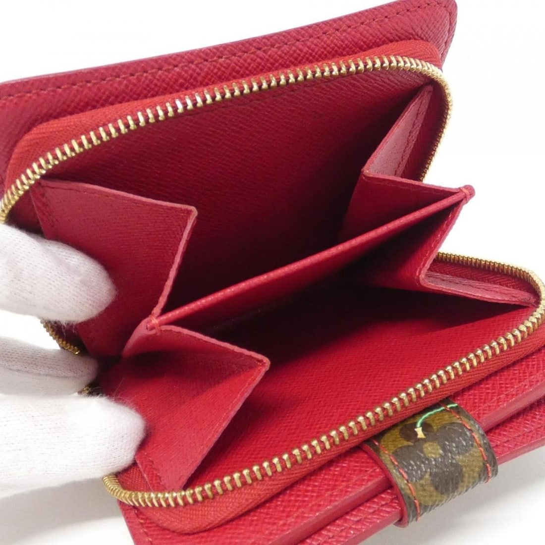 Louis Vuitton Monogram Cherry Compact Zip Wallet M95005 - 9