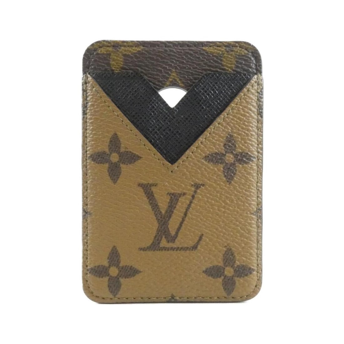 Louis Vuitton Monogram Reverse Porte Cartes Magnet M25654 Business Card Holder/Card Case: --- Catalog ---Category: DesignType: Card caseColor: MarronGender: Men,WomenMaterial: Coated canvas Category: GeneralMPN: M25654Brand: Louis VuittonCategory: Physical PropertiesSize (HxWxD): 10cm x