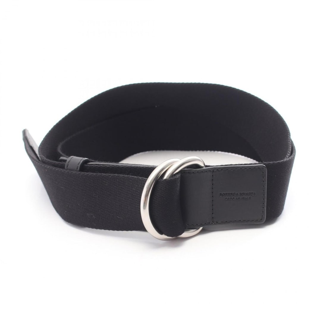 Bottega Veneta Webbing Nastro Belt Leather Fabric Men's Black: --- Catalog ---Category: SizeWidth: 4cm / 1.57''Length: 127cm / 49.99''Category: DesignType: Standard beltColor: BlackGender: MenMaterial (Strap): Leather Category: GeneralBrand: Bottega Veneta--- Ite