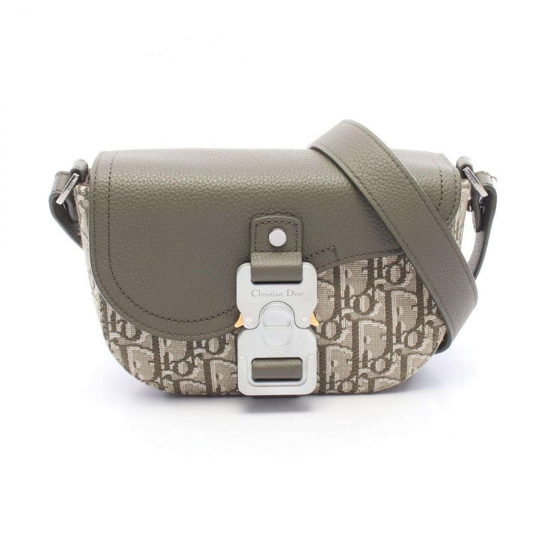 Christian Dior Dior SADDLE Messenger Bag Mini Oblique Shoulder Handbag Canvas Leather Men's: --- Catalog ---Category: SizeSize (HxWxD): 13.5cm x 18cm x 5cm / 5.31'' x 7.08'' x 1.96''Strap Length: 100cm - 124cm / 39.36'' - 48.81''Category: DesignType: Saddle bag, Shoulder bagColor: Beige, Khak