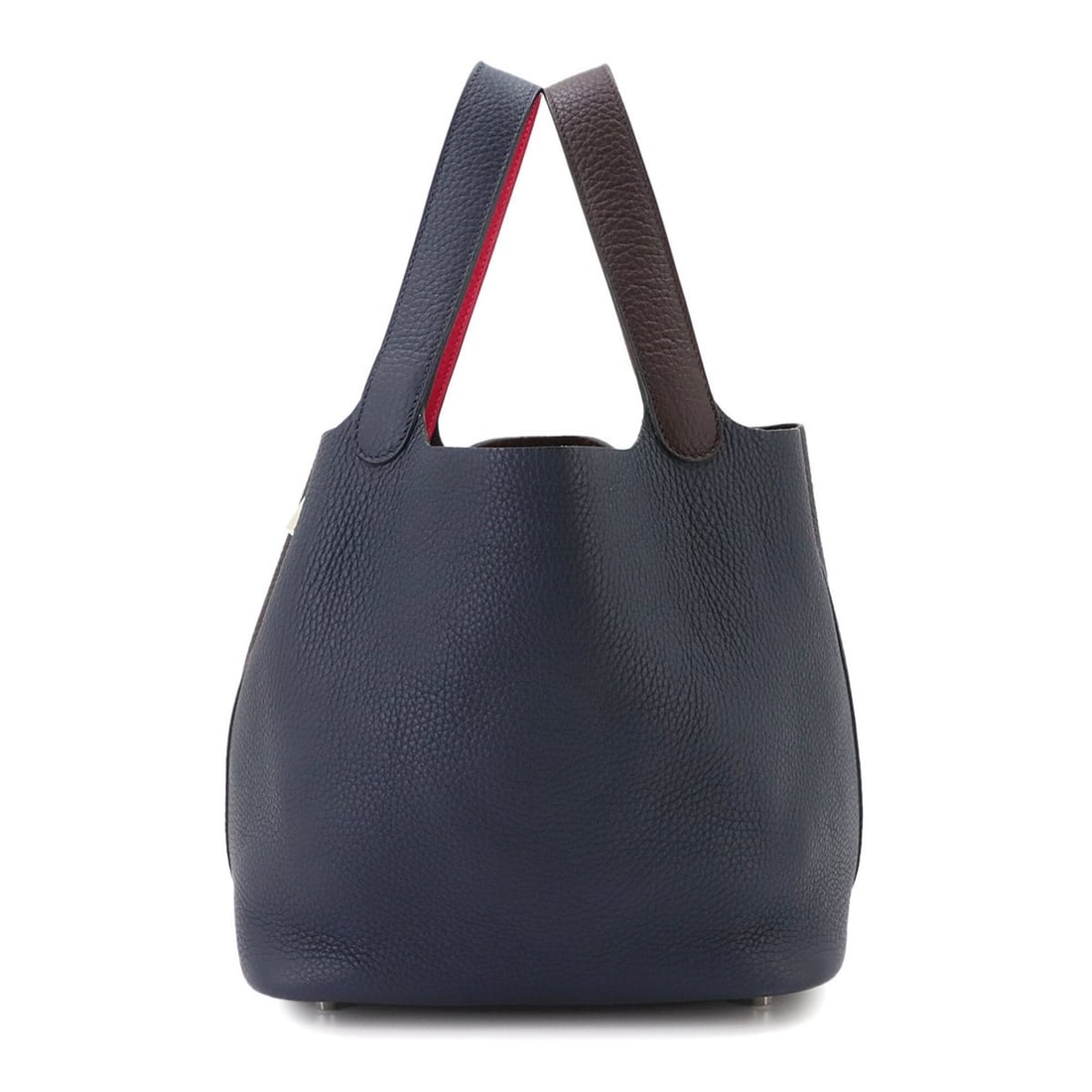 Piko Hermes Picotin Lock 22 MM Casaque 2 Handbag, Taurillon Clemence Leather, Blue Nuit, Rouge: --- Catalog ---Category: SizeSize (HxWxD): 21cm x 22cm x 17.5cm / 8.26'' x 8.66'' x 6.88''Category: DesignType: HandbagColor: NavyGender: WomenMaterial: Leather Category: GeneralBrand: PikoCountry of 