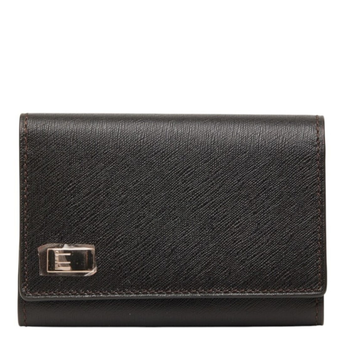 Dunhill Sidecar Key Case, Dark Brown Leather, Men's: --- Catalog ---Category: DesignType: KeycaseColor: Dark brownGender: MenClosure: Button, Snap fastenerMaterial: Leather Category: GeneralBrand: DunhillCategory: Physical PropertiesSize (HxWxD): 10cm x