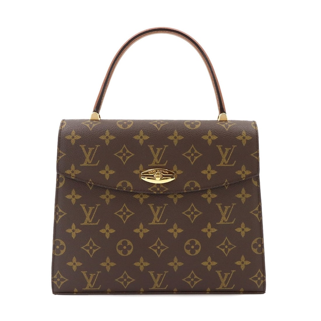 Louis Vuitton Monogram Malesherbes Handbag, Brown, M51379, Gold Hardware: --- Catalog ---Category: SizeSize (HxWxD): 21cm x 26cm x 6cm / 8.26'' x 10.23'' x 2.36''Category: DesignType: HandbagColor: Brown, MonogramGender: WomenMaterial: Monogram Category: GeneralMPN: M51379B