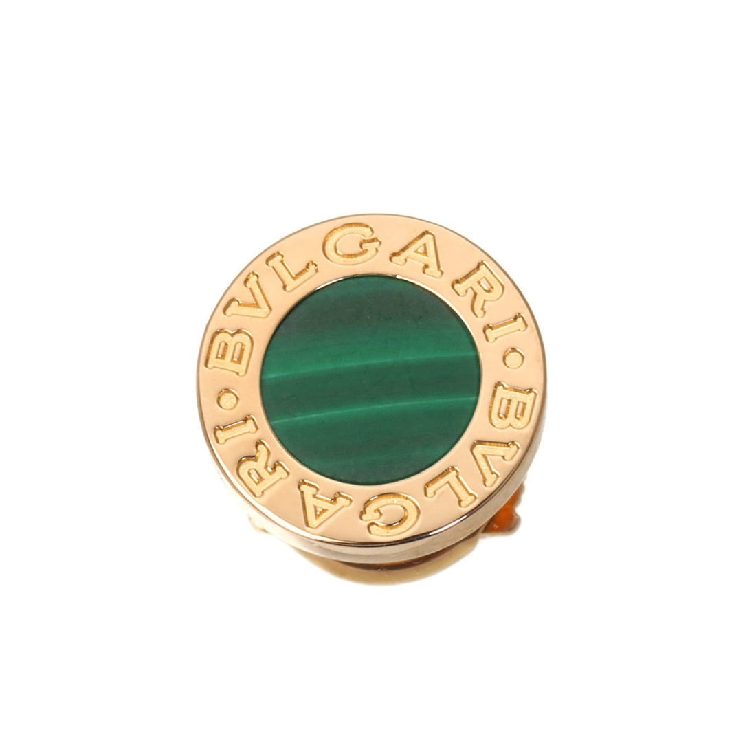 BVLGARI Bulgari Malachite Earring, 18K PG Pink Gold 750, Single Earring (Pierced): --- Catalog ---Category: SizeSize (HxWxD): 9.70mm x 9.70mm / 0.38'' x 0.38''Category: DesignType: Stud earringsColor: Pink goldGender: WomenMaterial: Pink gold (18K)Category: GeneralBrand: Bvlgari--- 