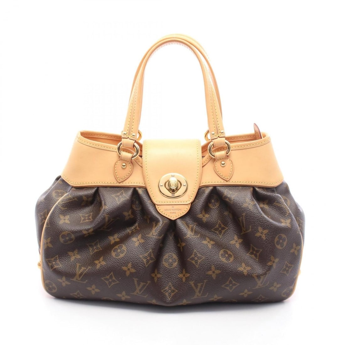 Louis Vuitton Boetie PM Monogram Handbag, Coated Canvas and Leather, Pattern, Women's, Brown, M45715: --- Catalog ---Category: SizeSize (HxWxD): 25cm x 36cm x 11cm / 9.84'' x 14.17'' x 4.33''Category: DesignType: HandbagColor: Brown, MonogramGender: WomenMaterial: Monogram Category: GeneralMPN: M45715