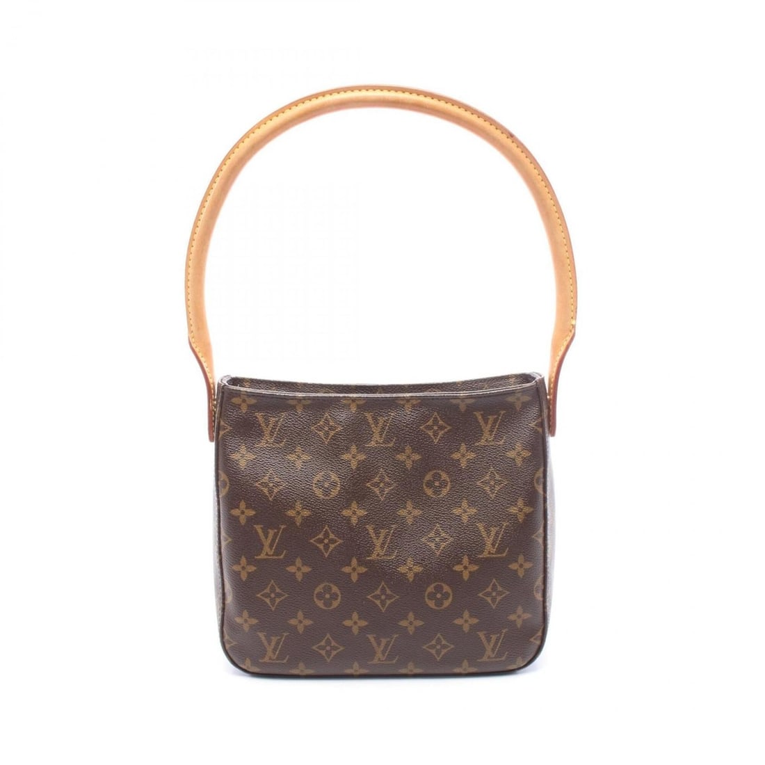 Louis Vuitton Looping MM Shoulder Bag/Handbag, Coated Canvas and Leather, Monogram Pattern, Women's,: --- Catalog ---Category: SizeSize (HxWxD): 21cm x 24cm x 10cm / 8.26'' x 9.44'' x 3.93''Category: DesignType: Handbag, Shoulder bagColor: Brown, MonogramGender: WomenMaterial: Coated canvas Category: 