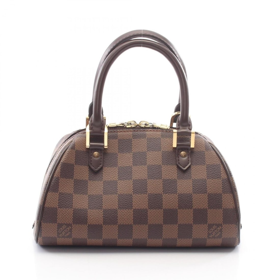 Louis Vuitton LOUIS VUITTON Rivera Mini Handbag, Coated Canvas Leather, Damier Pattern, Women's,: --- Catalog ---Category: SizeSize (HxWxD): 14cm x 23cm x 13cm / 5.51'' x 9.05'' x 5.11''Category: DesignType: HandbagColor: Brown, Damier CanvasGender: WomenMaterial: Coated canvas Category: GeneralMP