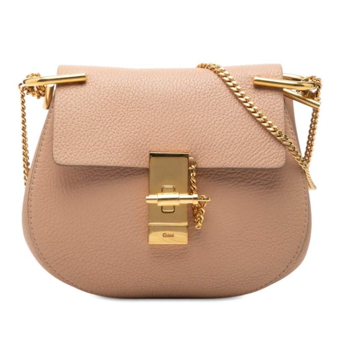 Chloé Chloe Drew Crossbody Chain Shoulder Bag 01165765 Pink Gold Leather Women's: --- Catalog ---Category: SizeSize (HxWxD): 16cm x 19.5cm x 7cm / 6.29'' x 7.67'' x 2.75''Category: DesignType: Shoulder bagColor: Gold, PinkGender: WomenMaterial: Leather Category: GeneralMPN: 0116576