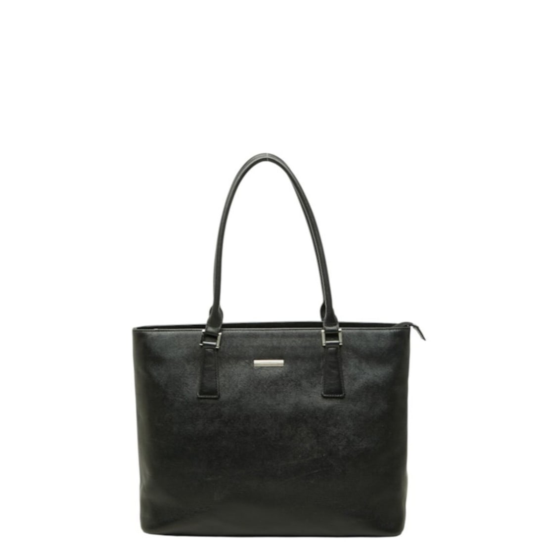 Burberry Logo Plate Tote Bag Shoulder Black Leather Women's BURBERRY: --- Catalog ---Category: SizeSize (HxWxD): 25cm x 34cm x 13cm / 9.84'' x 13.38'' x 5.11''Category: DesignType: Shoulder bag, Tote bagColor: BlackGender: WomenMaterial: Leather Category: GeneralBrand: 